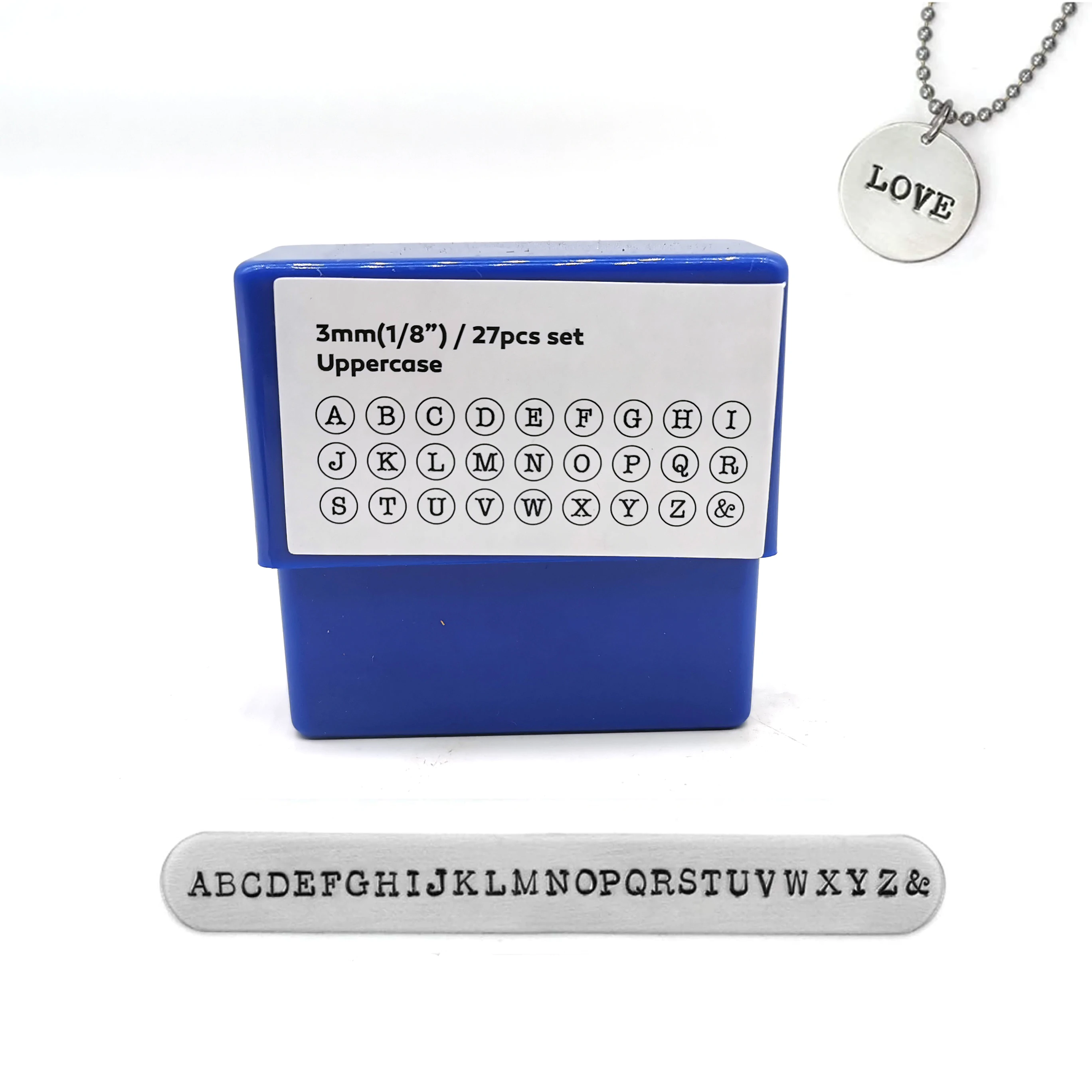 3mm Alphabet Number Metal Stamp Set Jewelry Letter Stamping Punch Steel Punching Tool Typerwriter Font Leather Logo Name Stamp number letter stamp set,leather craft stamps,leather letter punch,alphabet number stamp set