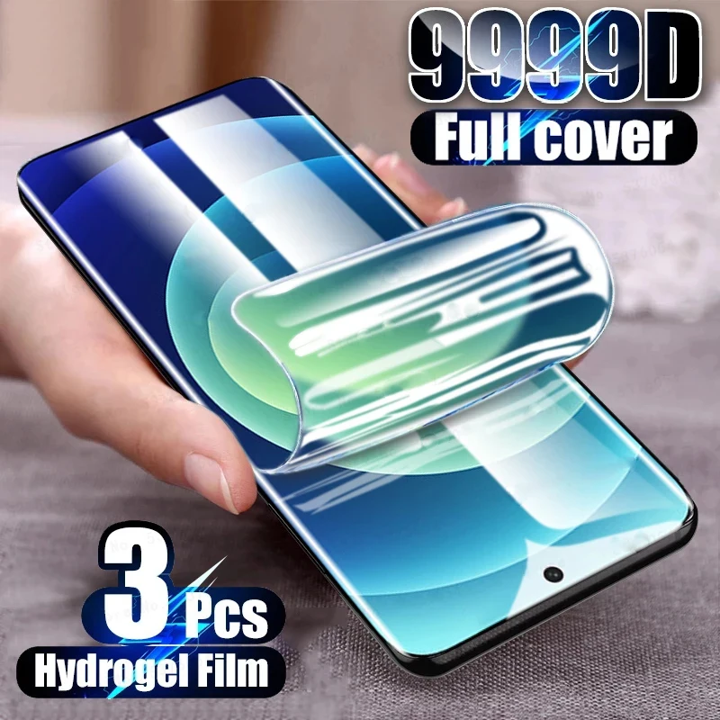 

3PCS Hydrogel Film For Tecno Camon 19 Pro Neo Camon 18P 18 16 Premier Screen Protector Camon 18P 17 Pro 15 Air 12 Pro 11 Film