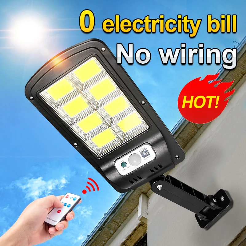 Eclairage LED Exterieur Solaire Puissant  Lampe Solar® Étiqueté Lampe de  route
