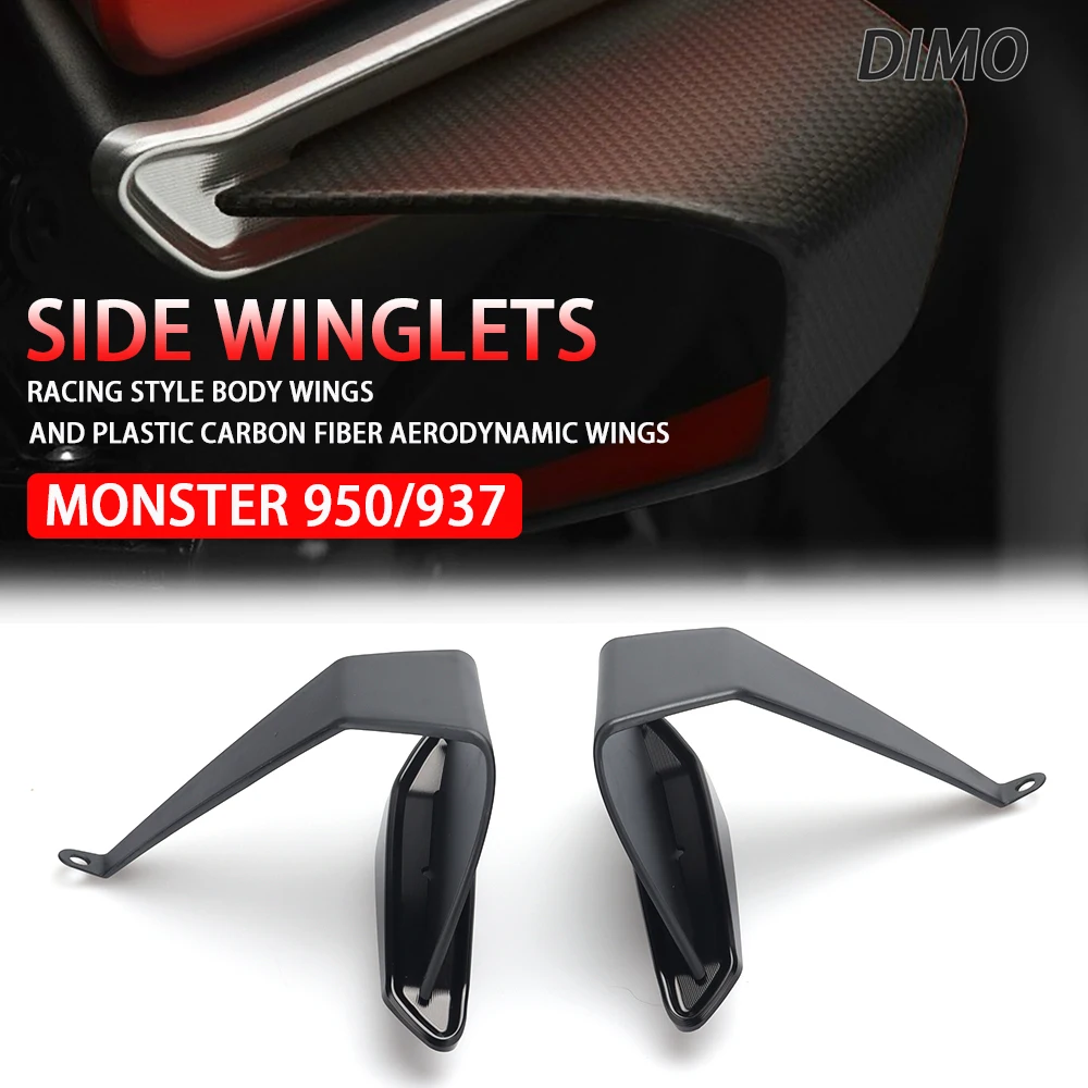 

Motorcycle Monster937 Monster950 Spoiler Wing Aerodynamic Side Winglet For DUCATI Monster 937 SP Plus MONSTER 950 2021 2022 2023