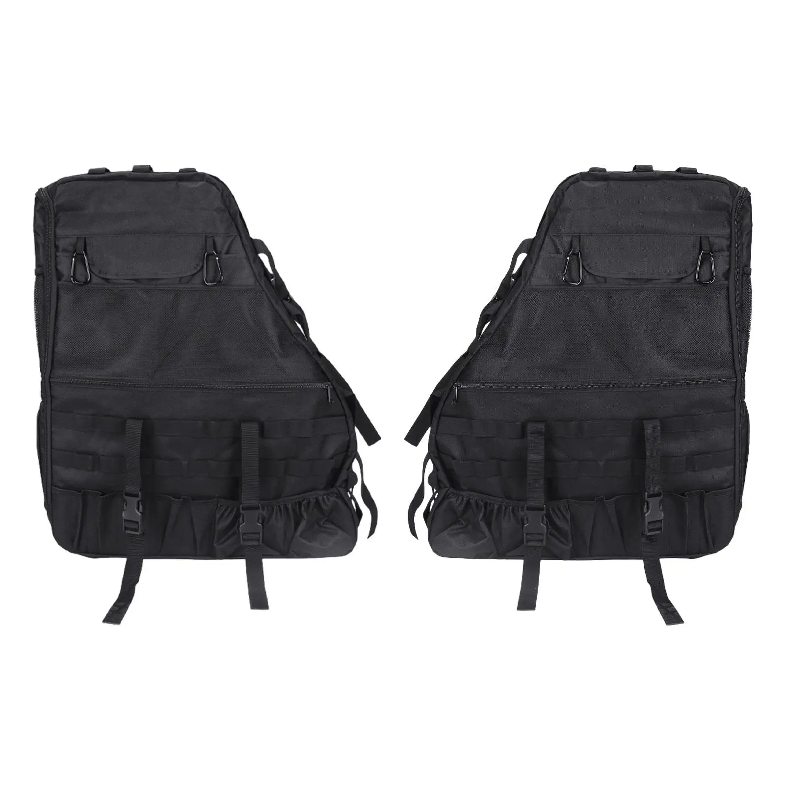 

Roll Bar Storage Bag Organizers Saddlebag Tool Waterproof Wear Resistant with Multi Pockets Cargo Cage for JL Jku 4 Door