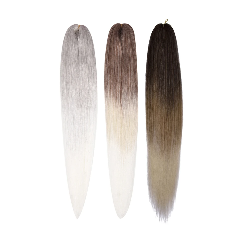 Синтетические канекалоновые волосы MISS ROLA, крупные косички 22 дюйма, 60 г, прямые накладные волосы Yaki, предварительно растягивающиеся, оптовая продажа