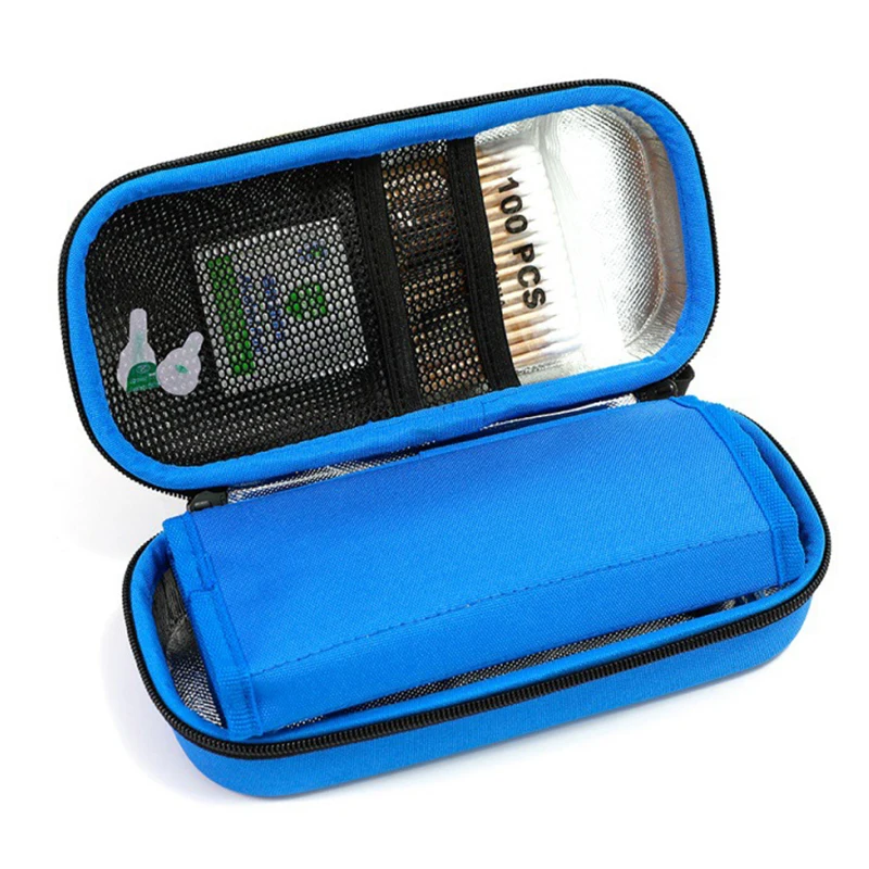 Insulin Pen Medical Cooler Bag Carrying Case Portable Medical Cooler Bag Cooling Protector Zip Travel Pocket Packs