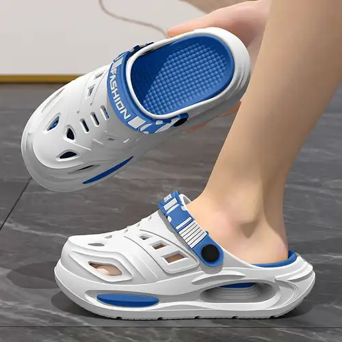 Arch Support, Anti Slip, Soft Sole, Wear-Resistant Cool Slippers for Wearing, Thick Sole Breathable Odor Proof Summer Hole Shoes - Image 8