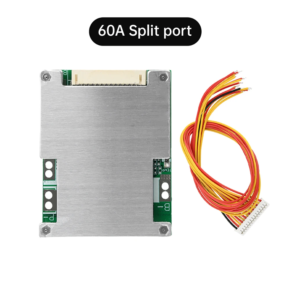 13S 48V 50A 60A 18650 Caricabatteria al litio BMS Protezione Equalizzatore Scheda PCB Batterie agli ioni di litio Equilibrio con equalizzazione - immagine 3