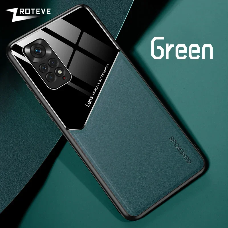 Zroteve PU Leather Magnetic Car Mount Case - Premium Protection Cover
