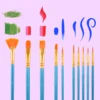 Professional Face Paint Set For Kids Adults Facial Paint Set One Stroke Split Cake Palette Body Paint Hypoallergenicity 4