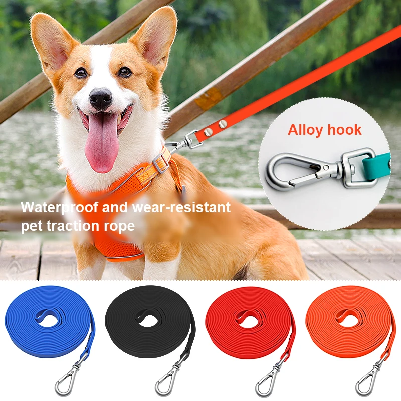 Pet Waterproof Dog Leash Long Pvc Leash Easy Clean Four Seasons General
