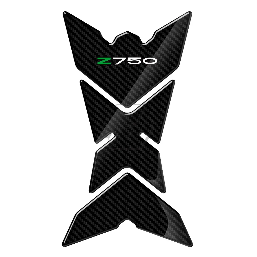 

Защитная Наклейка на бак мотоцикла для Kawasaki Z750 Z750R 3D Carbon-look