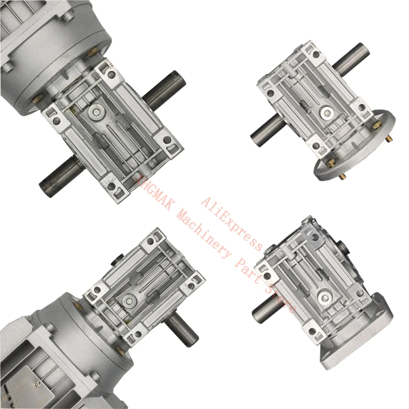 nmrv worm gear reducer worm shaft saida simples dupla rv40 05