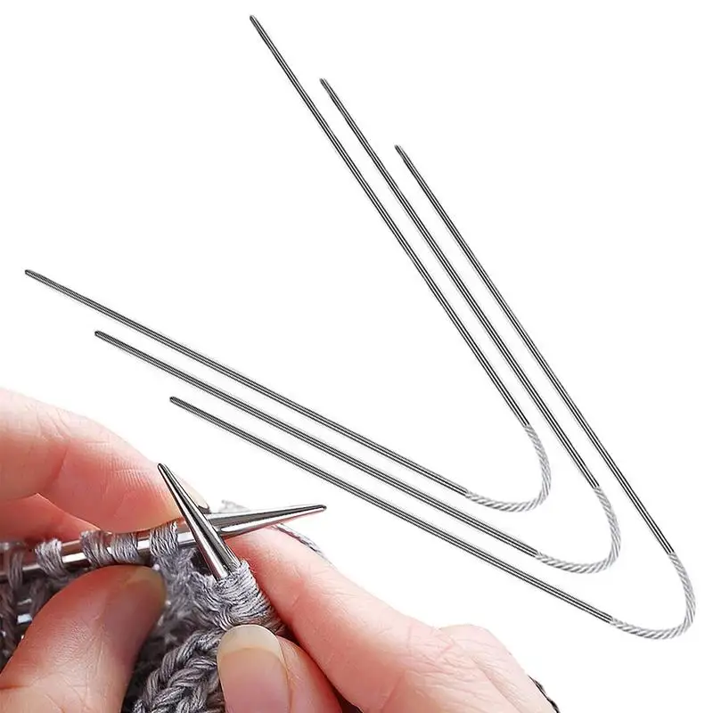 3pcs Knitting Needles Cable Needles Knitting Needles Set For Beginners