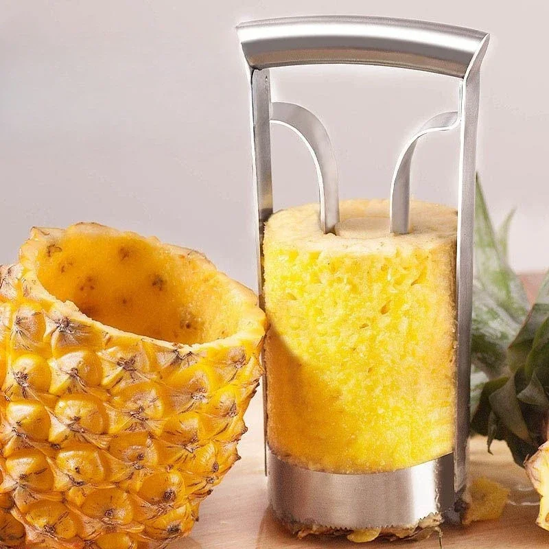 Stainless Steel Pineapple Peeler Cutter Anana Meat Extractor Cut Corer Remover Machine Household Kitchen Knife Slicer Fruit Tool Stainless Steel Pineapple Peeler Cutter Anana Meat Extractor Cut Corer Remover Machine Household Kitchen Knife Slicer Fruit Tool