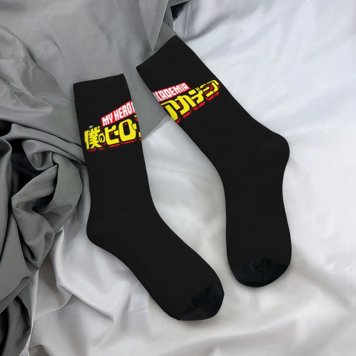 

Autumn Winter Retro Women Men Boku No My Hero Academia Anime Socks Breathable Skateboard Socks