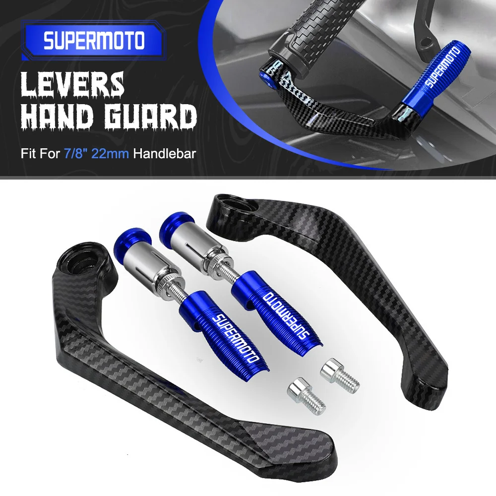 

FOR 701 690 SUPERMOTO ENDURO 22mm 7/8" Motorcycle Handguard Brake Clutch Lever Handlebar Protector Hand Guard Accessories