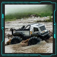 Rc Children Toy Remote Control Four Wheel Drive Off Road Charging Fully Waterproof Climbing Stunt Car Building Block Racing Gift 1