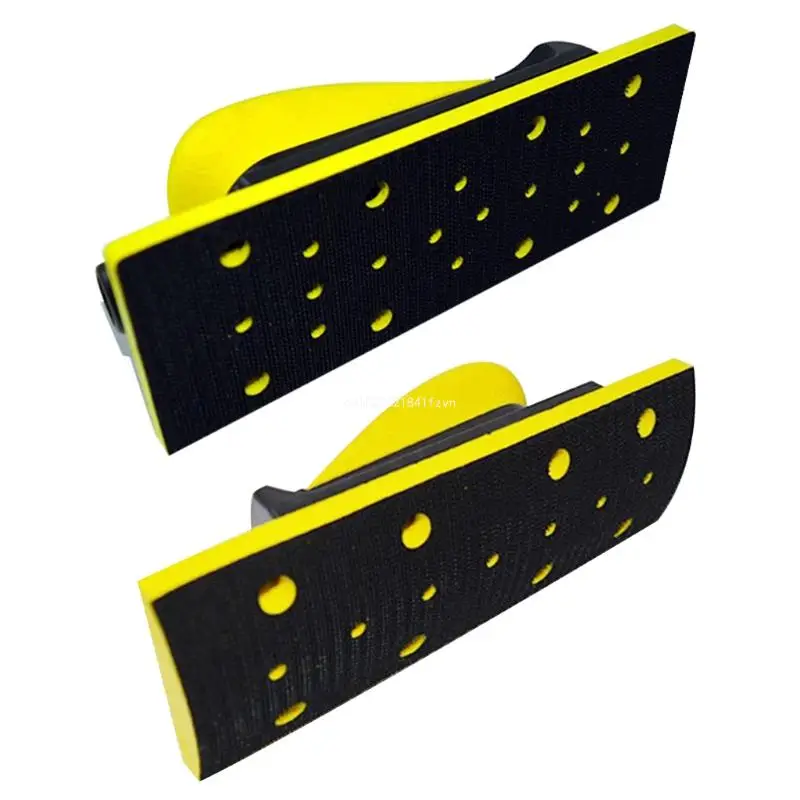 

Practical Vacuum Hand Sanding Block Hook & Loop Disc for Wood Polishing Household Cleaning Car Maintenance Fine Dropship