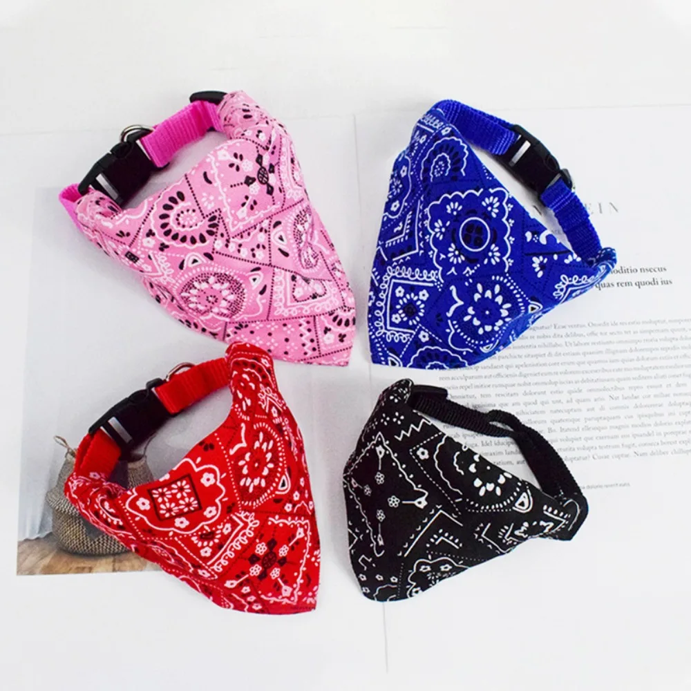 Pet Scarf 1pcs Adjustable Triangle Cat And Dog Scarf Fashionable And Comfortable Dog Cat Pet Accessories