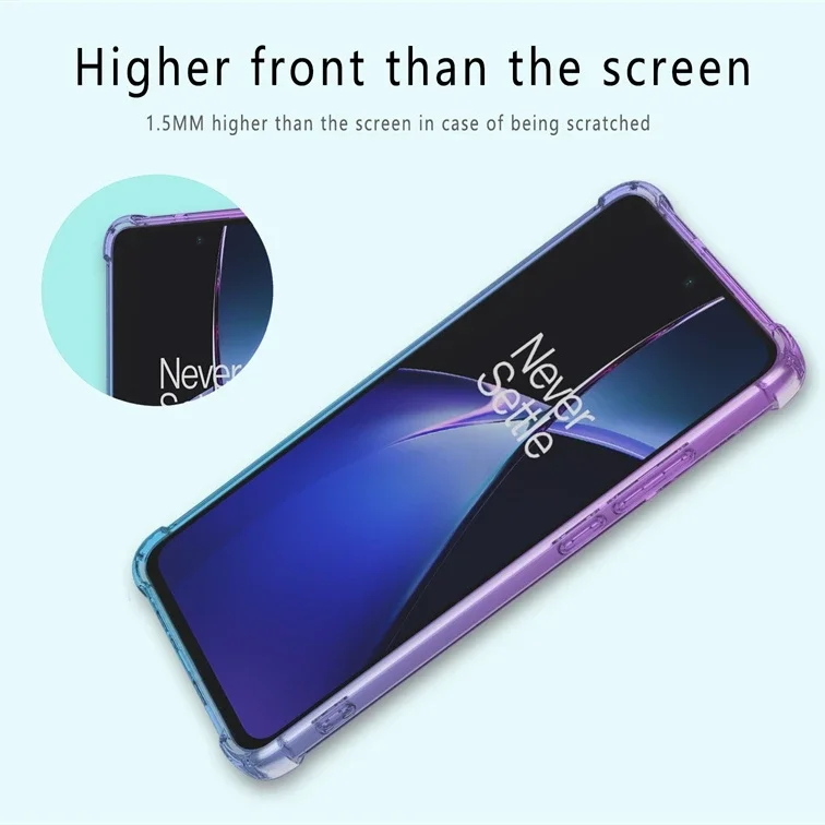 Gradient Airbag Shockproof TPU Protective Phone Cover