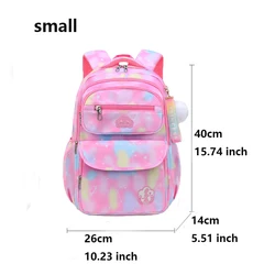 Cute Kawaii Waterproof Pink School Backpack (Small-Pink)