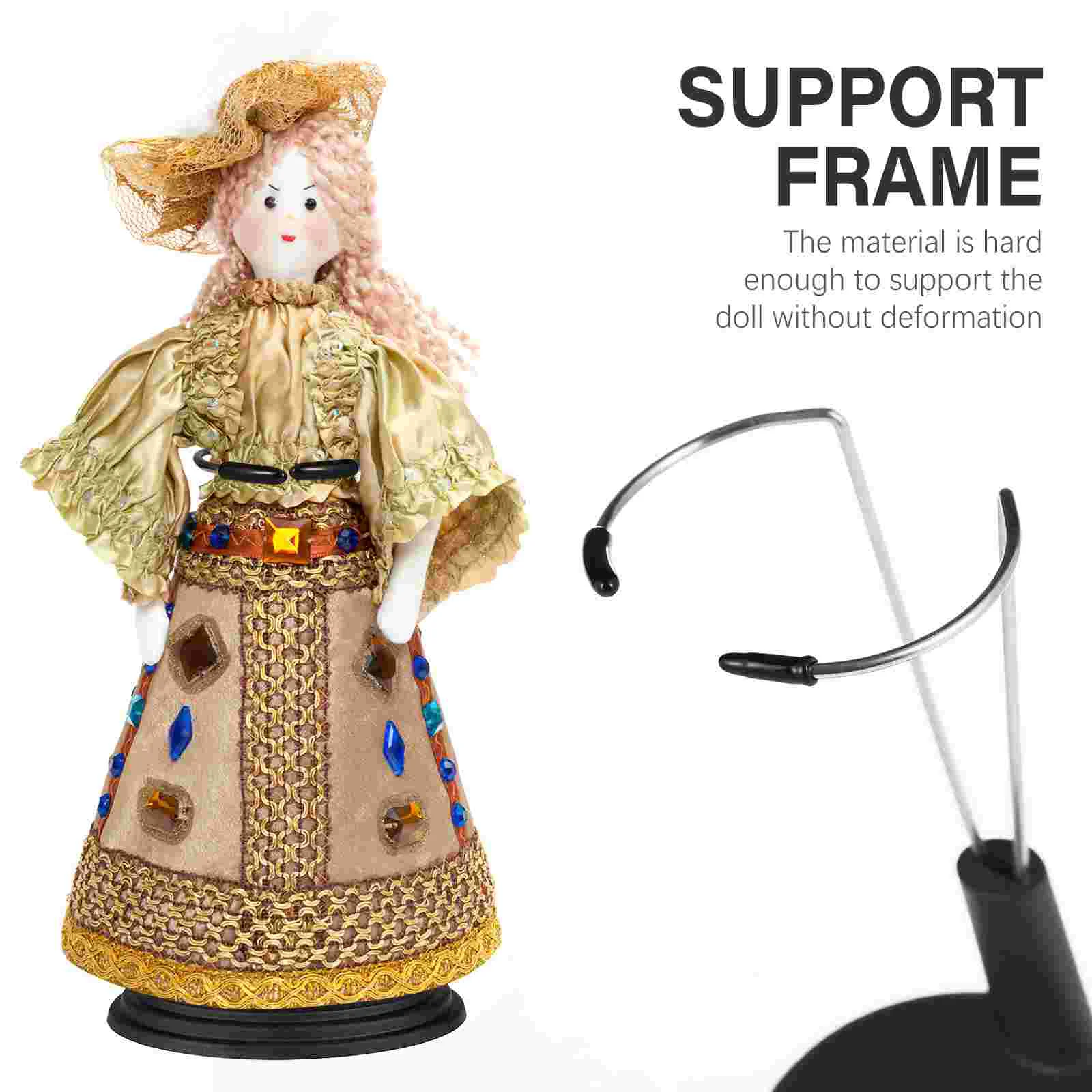 4 Pcs Toy Support Frame Reborn Dolls Creative Stand Mannequin Black Rack Baby
