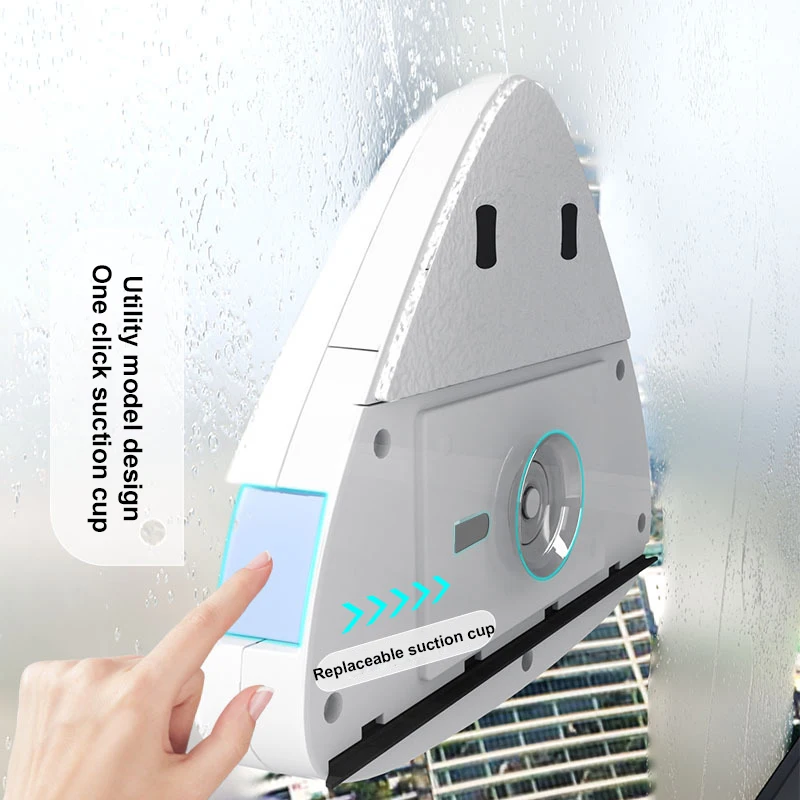 2024 New Double-sided Window Cleaner Adjustable Magnetic Suction Glass Cleaner Household Cleaning Thickened Class Cleaner 3