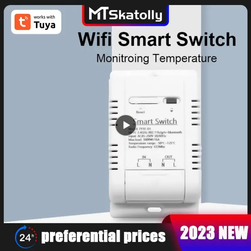 

Умный термостат Tuya с Wi-Fi, 16 А, 3000 Вт
