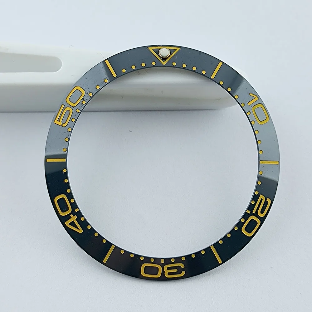 세라믹 베젤 인서트 시계 베젤, 40mm 자동 시계, 남성용 시계 링 부품, 38mm * 30.5mm
