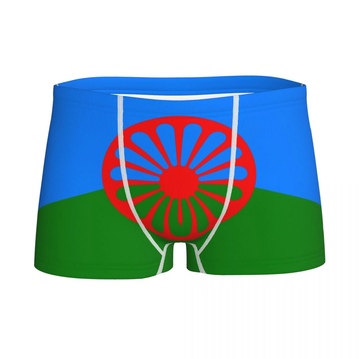 Ropa interior de para hombre y Bóxer con bandera de viajero romana, pantalones cortos para | - AliExpress
