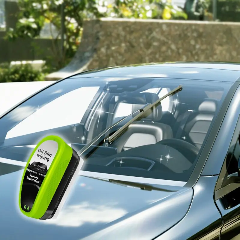Automotive Car Oil Film Cleaning Brush 150ml Powerful Windshield Cleaner Oil Film Remover Car Window Rearview Mirror Cleaning