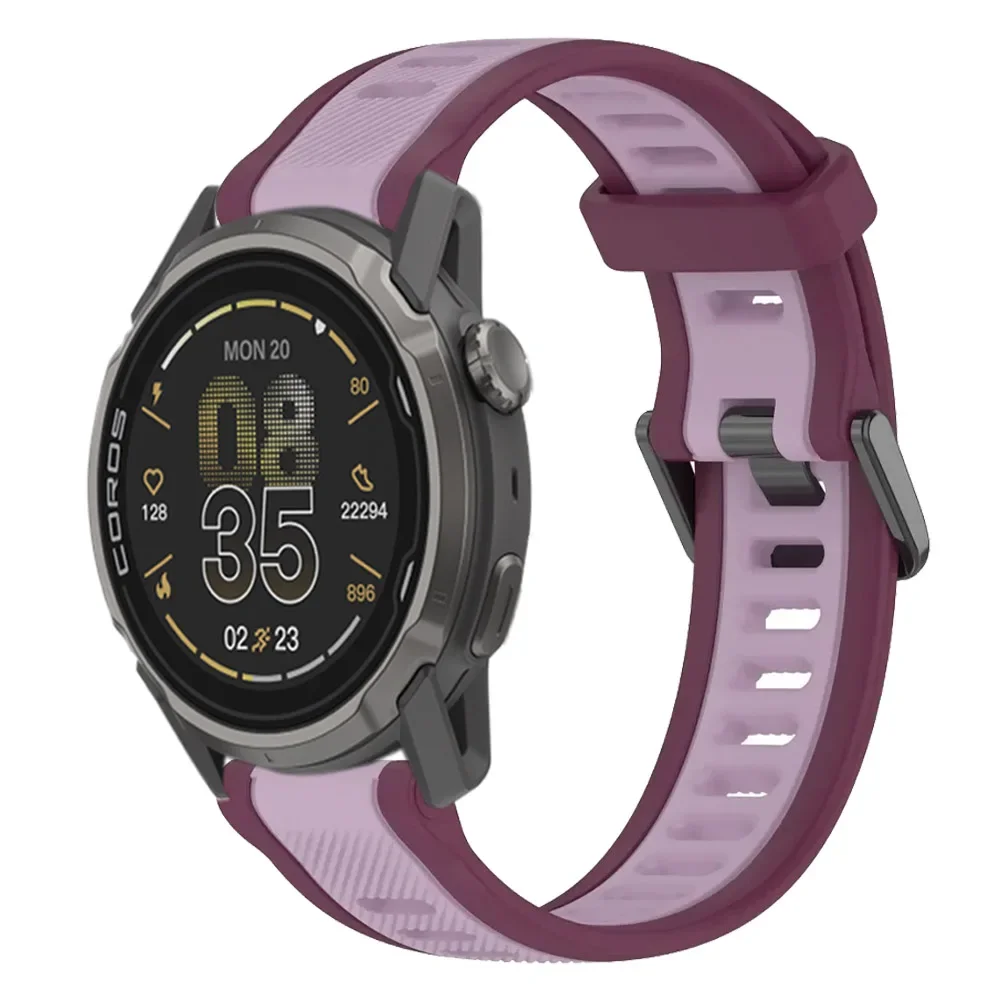 Sports Silicone Strap - Comfortable All-Day Wear Bracelet, Available in 18/20/22mm Sizes