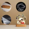 Custom Dog Cat Photo Memorial Night Light Light Up Pet Memorial Plaque Personalized Pet Keepsake Sign Sympathy Gift for Pet 5
