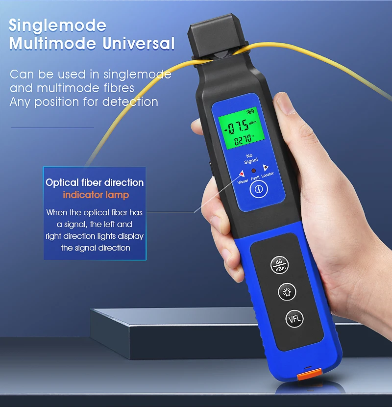 Rechargeable AUA-C40 Fiber Optic Identifier Live Fiber Optical Identifier with B