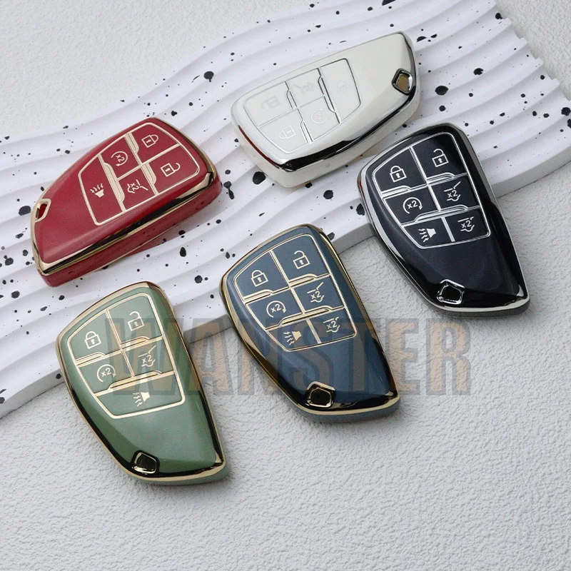 Чехол для автомобильного ключа из ТПУ для Chevrolet Tahoe Suburban, для GMC Yukon, для Buick ENVISION S Plus будущего 2020 2021 2022