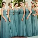 Bridesmaid Dresses Wedding Party For Women 2022 Elegant Black Satin A Line Long Night Woman's Evening Formal Gowns