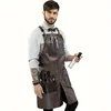 Multi Use Men Hair Cutting Apron Adjustable Neck Strap Sleeveless Hairdressing Cape Hairdressing Cape for Hairstylists 1