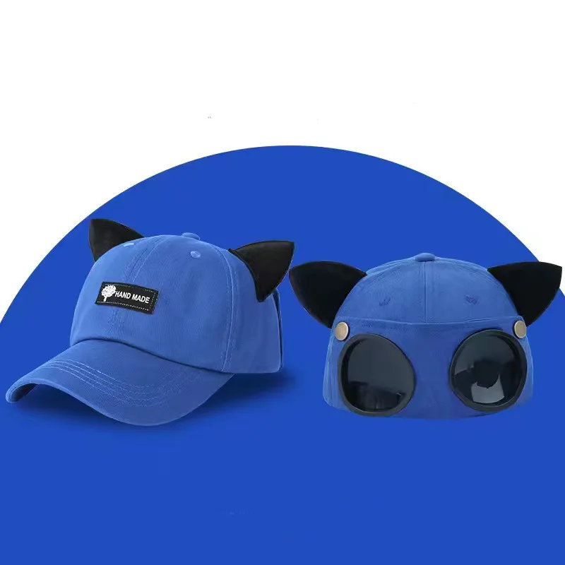 Men's Stylish Aviator Hat with Sunglasses and Versatile Baseball Cap