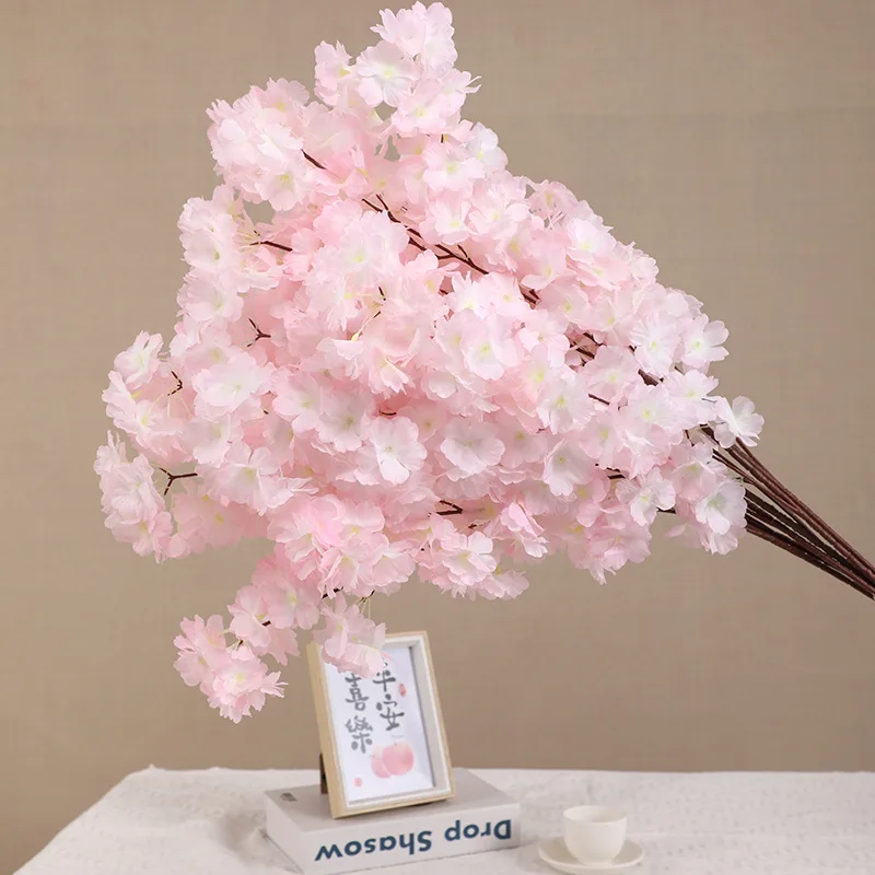 Artificial Encrypted Cherry Blossom Branch Wedding Arch Decoration Indoor Setting Flower