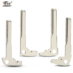 Dandkey Replacement Smart Key Blank For Mercedes Benz 2008 A E S G CLK SLK ML Class W220 Smart Chrome Uncut Key Blade Insert