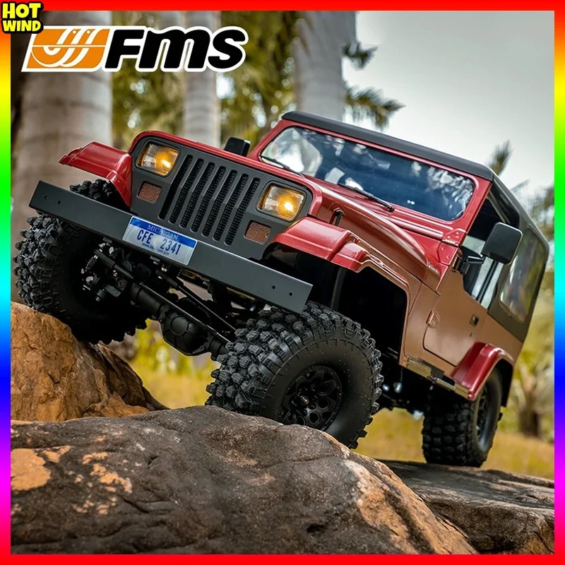 FMS новый продукт FMS ROCHOBBY 1:10 Mashigan RC Rock Crawler RS Red 4WD ARTR 11033 ROC11033 RSRD, без батареи