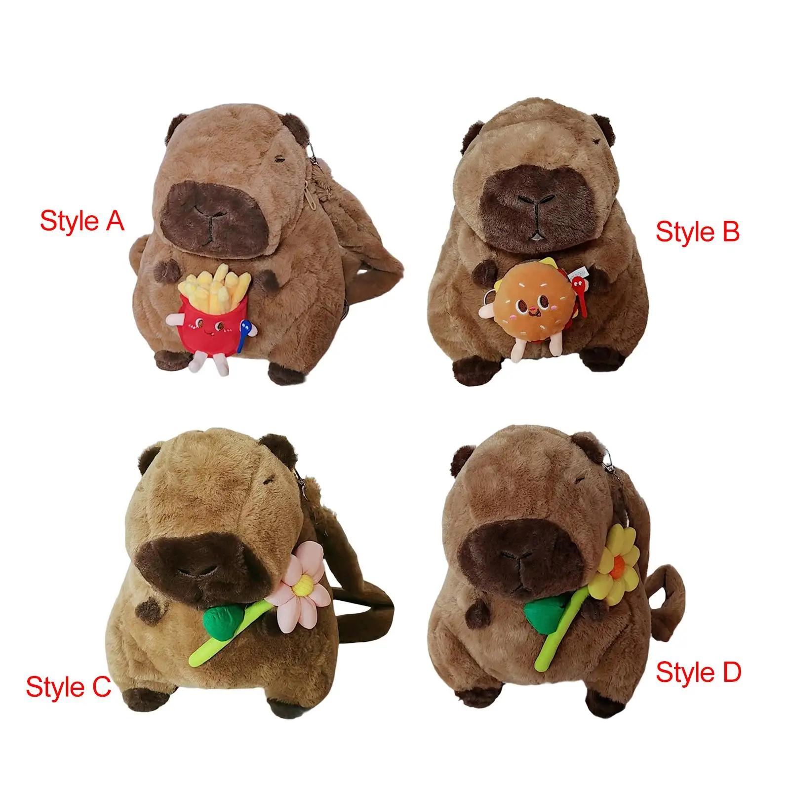 

Capybara Backpack Travel Backpack Cute Lightweight with Adjustable Straps