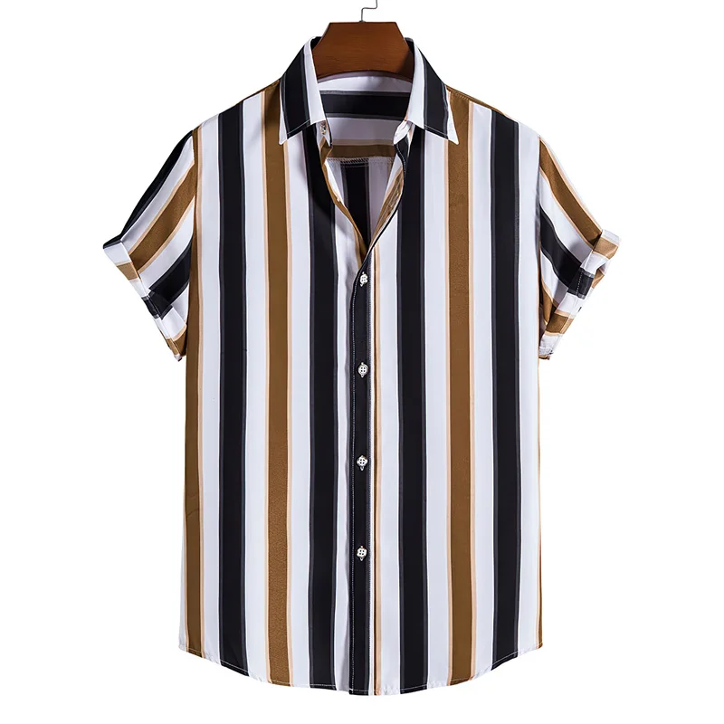 Camicia Hawaiana Uomo Maniche Corte - Floreale Estivo Spiaggia Aloha - Nuova