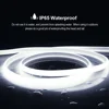 COB Strip LED 220v High Brightness IP65 Waterproof Outdoor LED Strip 220V LED Ribbon Flexible Tape for Home Garden Decor 4