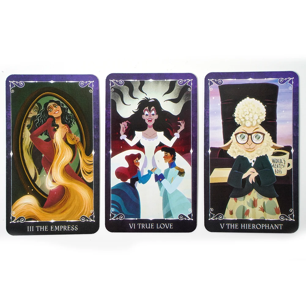 Villains Tarot Deck Labyrinth Movie Pop Culture Traditional 78-Card With Pdf Guidebook for Beginners