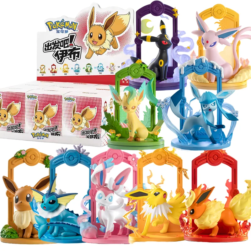 Eevee Family フィギュア EEVEE FAMILY Figure Painted Statue Anime PVC Model Collectibles