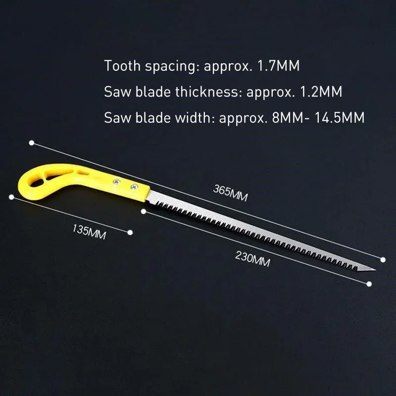 Household Hand Saw Wallboard Chicken Tail Small Hole Saws Gypsum Board Cutting Wood Plastic Tree Branch Grafting Garden Tools multi purpose saw hand saw hole saw handheld saw