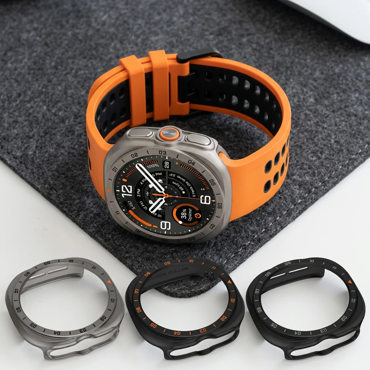 Rugged Tempered Glass Protective Case with Bumper Frame