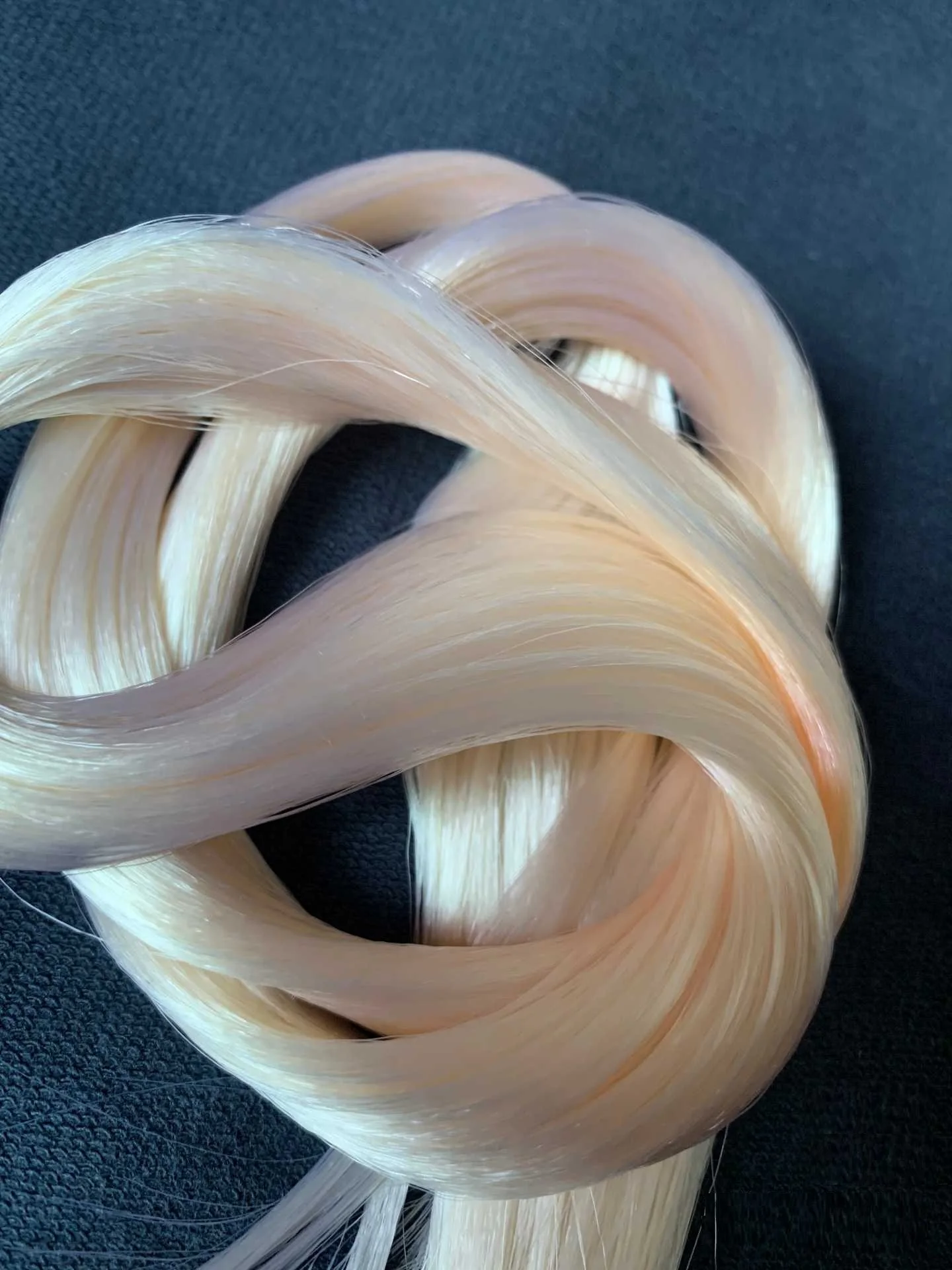 Straight Doll Hair Wig Accessory For 1/6 1/8 scale Fashion Plastic Doll Figure Reroot