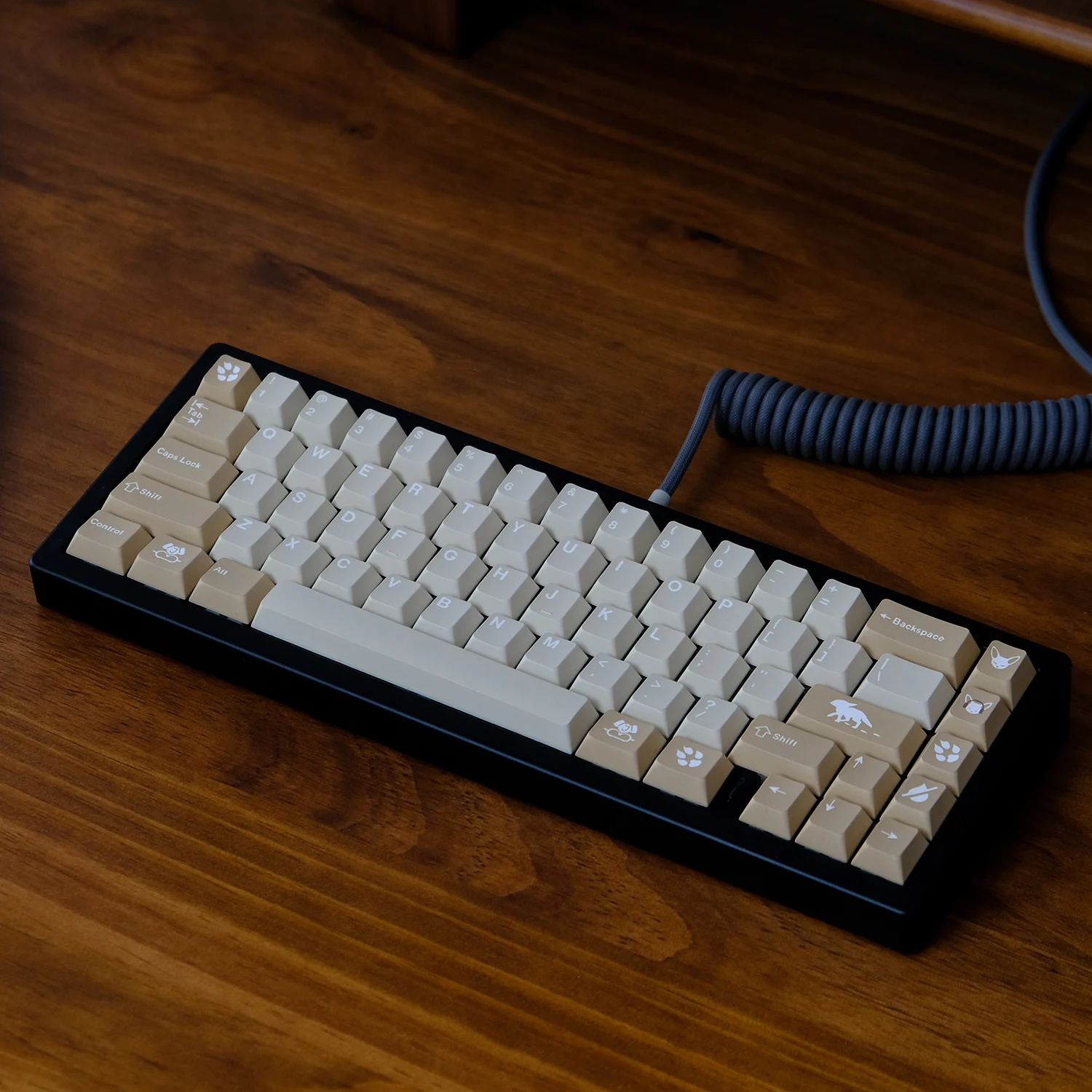 Echome-desert Tema Keycap Grupo 120key Pbt Sandy Simplicidade Cap Teclado Personalizado Keycap Perfil Cherry para Teclado Mecânico - Imagem 5