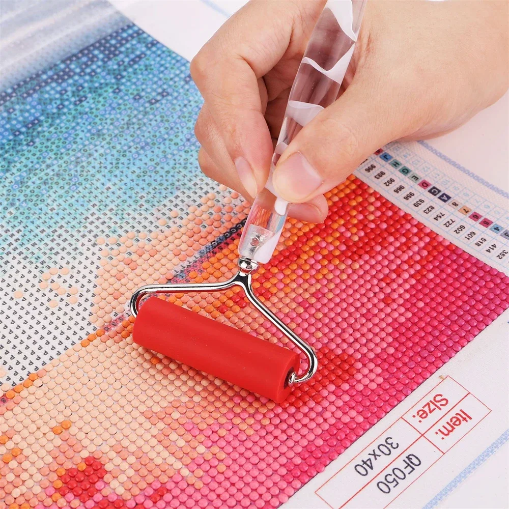 Premium Quality Diamond Art Painting Roller Pen with Multi-Placer Tips and Rubber Grip