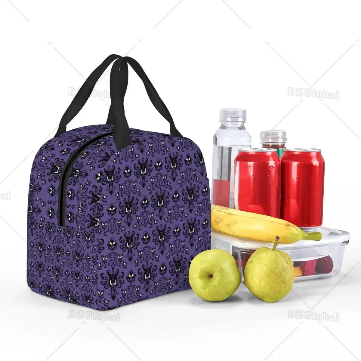 Haunted Mansion Insulated Lunch Bag Waterproof Cooler Lunch Box for Men Women Reusable Thermal Tote Bag for Office Work School
